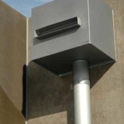 Zinc rainwater system