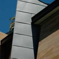 Zinc residential - Flat lock seam panel