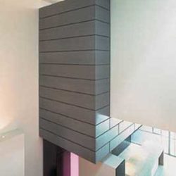 Zinc residential - internal feature wall cladding