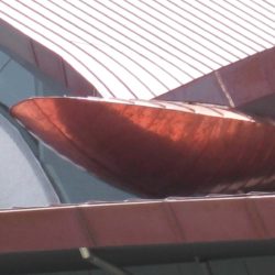 Copper rainwater system - Hamilton Island Yacht Club