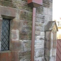 Copper rainwater system