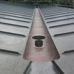 Zinc trough gutter