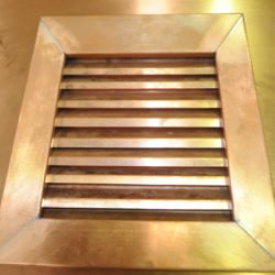 Copper grille