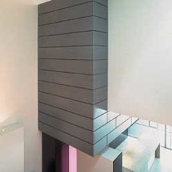 Zinc interior cladding - Interlocking panel